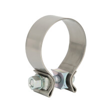 Universelle Abgasbandschelle Dichtungsschelle Rostfrei Auspuffschelle Hochhartigkeit Für Downpipe Header Krümmer 2,5 Zoll