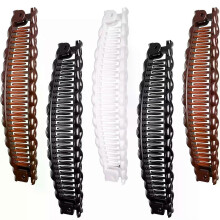 Bananenclip Nieuwe effen haarklemmen Vrouwenspeldjes Haarspelden Haaraccessoires voor meisjes Paardenstaart