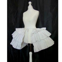 Jupon baroque pour femme, style victorien, cerceaux, volants, cages, cosplay, Lolita
