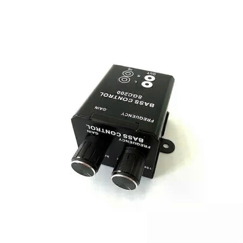 Baskontroll Justera nivå Volym Förstärkare Subwoofer Equalizer Crossover 2