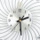 Silver Metal Diamond Decorated Wall Clock Home 5
