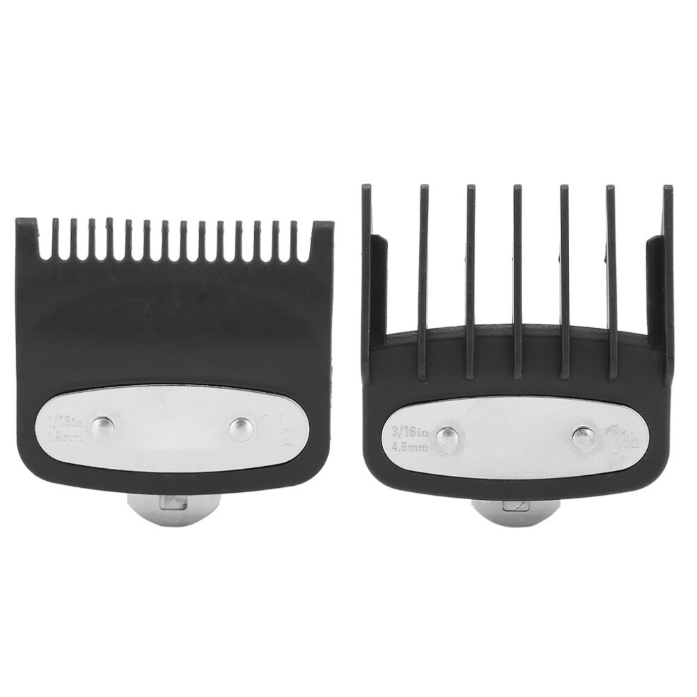 2pcs Black Guide Comb Set Attachment Comb Clipper