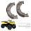 ATV Rear Brake Shoes 2Pcs Set for Suzuki Eiger 400 LTF400  Replacement 9