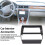 9in Car Navigation Panel Frame Cover for A6 C5 2002-2006 Interior Accessory 3