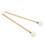 2Pcs Felt Drum Mallet Set with Wooden Handle - Blue Non-Slip Instrument Accessory 2