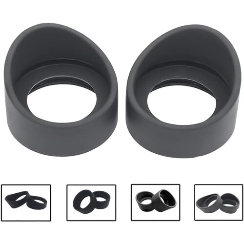 Lab Microscope Slides Rubber Binoculars Eye Guards for Stereo Microscopes 29-36mm Diameter OT004-6 Color 2