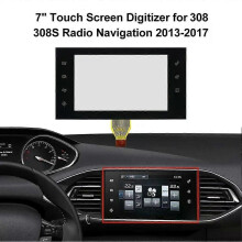Auto Touchscreen Glas Digitizer voor Peugeot 308 auto Radio Navigatie LAM0703608B GCX156AKS-E auto accessoires