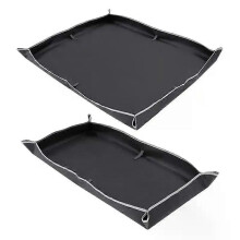 Tapis de coffre de voiture universel et imperméable, revêtement de coffre arrière durable en tissu Oxford