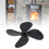 4 Blades Fireplace Fan Blade Stove Fan Blades 9