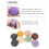 8pcs Color Round Type 100% Konjac Wash Face 15