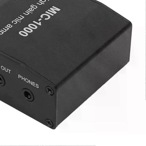 Kit d'accessoires d'amplification de microphone DC 5 V, amplificateur audio micro, gain élevé 1 000 1