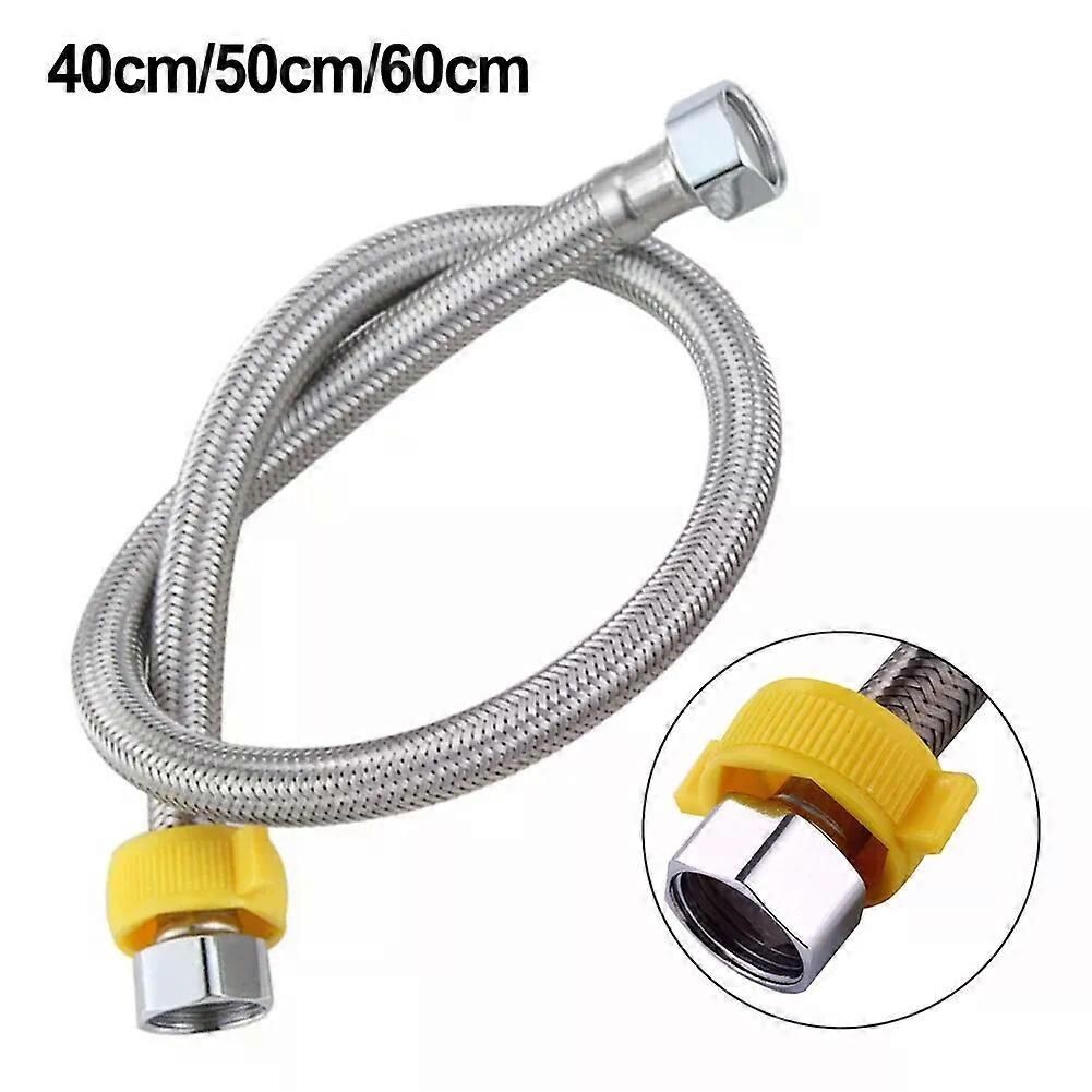 Tuyau De Douche Flexible En Plastique Chromé 1,5 M 1/2" X 1/2" Avec Joints | Leroy Merlin