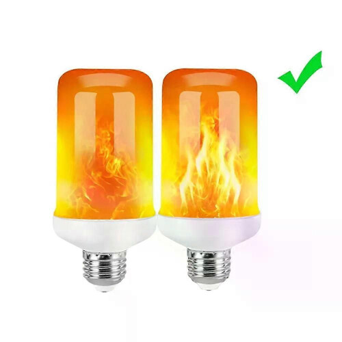 E14 E27 LED Flame Light Bulbs 4 Modes Party LED Flame Effect Light 85-265V Simulering Fire Lights Bulb