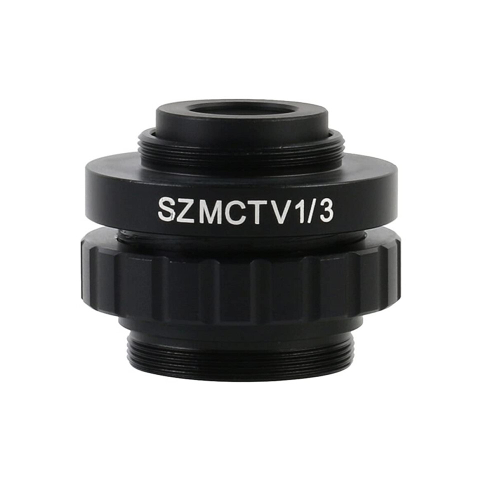 Microscope Accessories Kit With 0.5X 1X C-Mount Adapter Lens For Simul Focal Trinocular Stereo Microscopes And Slides 6493810716713