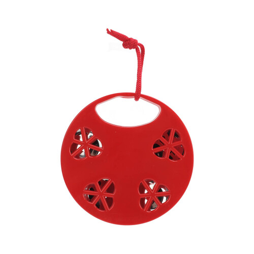 Tamburello rosso strumento di percussione giocattolo per bambini 1