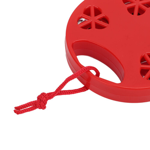 Tamburello rosso strumento di percussione giocattolo per bambini 2