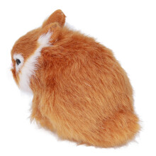 Conejos de peluche en miniatura - 13x9 cm, 47g, naranja