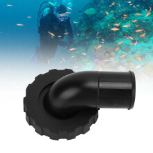 BC Luftwegschlauchanschluss Rohrwinkel Verbinder Nylon für Taucher Tauchen Wassersport im Freien