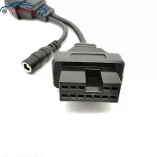 OBD2 OBDII-kabel För MITSUBISHI 12PIN till 16pin Adapter Connector Diagnostisk skanner för MITSUBISHI