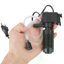 Purificateur d'eau submersible à oxygénation pour aquarium, filtre 3 en 1, mini aquarium