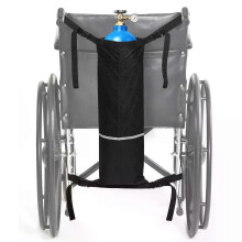 Sauerstofftankhalter, Rollstuhl-Hängetaschen, tragbare Sauerstoff-Aufbewahrungstasche, Schwarz