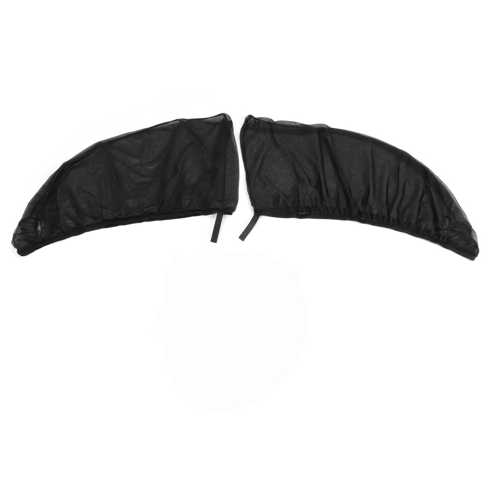 2Pcs Car Window Sun Shade UV Protection Mosquito