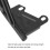 Motorcycle Luggage Rack for Grom MSX125 M3 with Sturdy Iron Construction 12