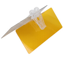 2-in-1 DíaNoche Visor de sol Universal UV NegroAmarillo
