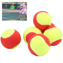 6 Stück Kinder Tennisbälle Premium Plüsch Natürlicher Gummi Leicht Weich Sichere Elastisch Wasserdicht Jugendliche Tennisbälle