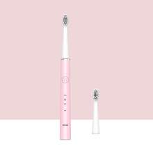 (Vaaleanpunainen) Sonic Electric Toothbrush 360 Päivitetty automaattinen ladattava hammasharja veden
