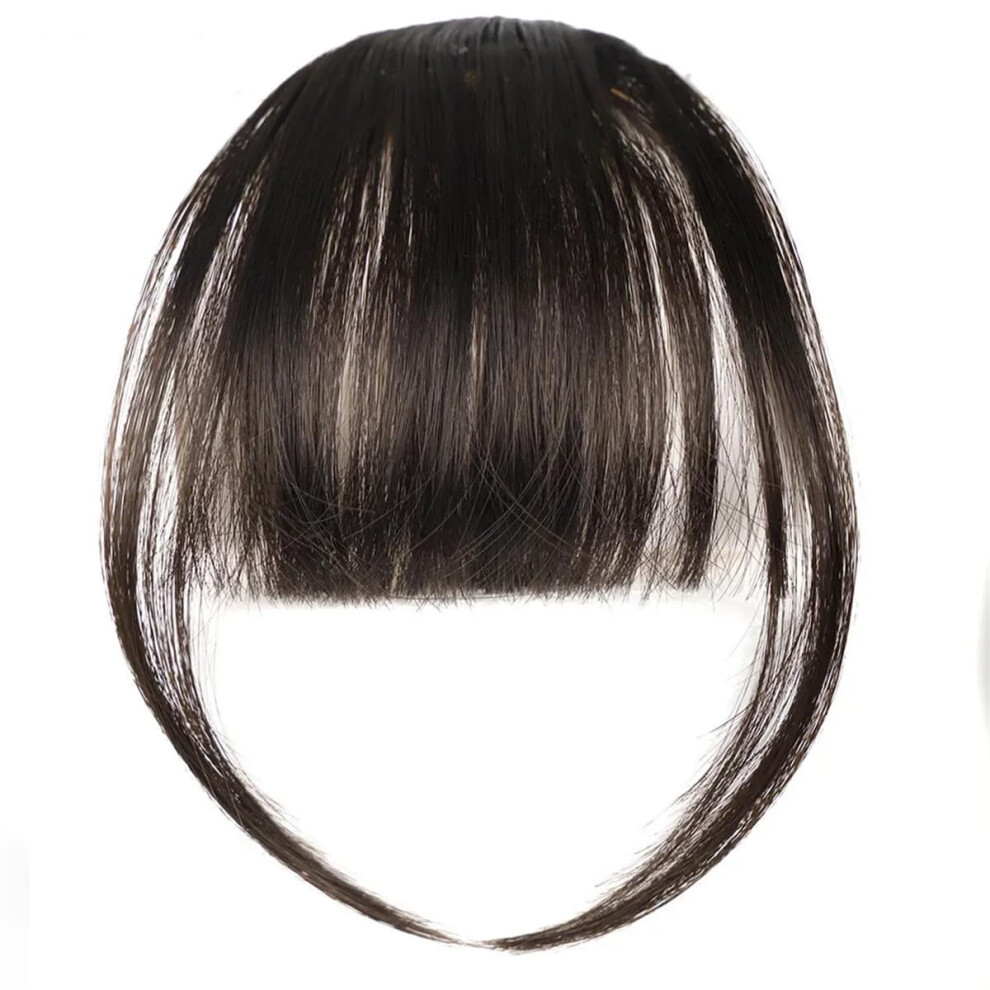 Unisex Women Fake Air Bangs Clip-In Extensions Synthetic Hair Fringe Hairpiece In Various Colors And Styles