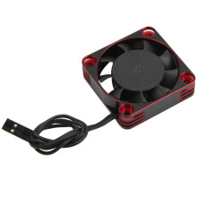 RC-Motor-Kühlventilator 40x40mm Modellauto Kühler Kühlkörper Werkzeug 28000 U/min Hochgeschwindigkeit für F540 550 3650 3660 Rot