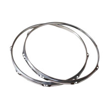 Bass Drum Hoops 16 Inch for Upper and Lower 6 Lug Lightweight Replacement Accessories Professional Batter Hoops