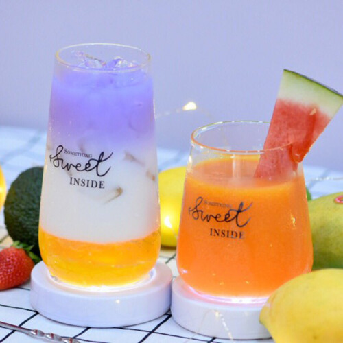 Cup Wine Bottle Coaster with Changing LED Light 2