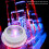Cup Wine Bottle Coaster with Changing LED Light 5