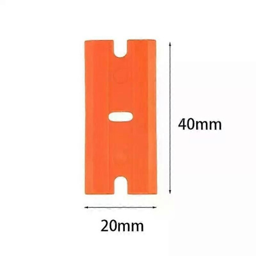 Razor 1PC Plastic Schraper Tool met 10PCS Plastic Mesjes voor het Verwijderen van Lijm Sticker Decals 1