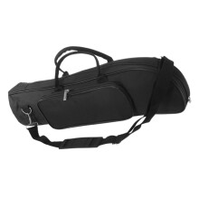 Oxford Cloth Trumpet Bag Gig Bag with Shoulder Strap, Portable Wind Instrument Case for Bb Trumpet, Lightweight and Durable