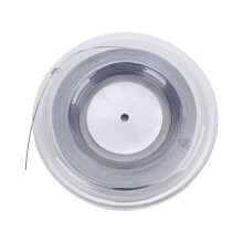 Tennissaiten 200m Sport-Schlägerseil 1,25 mm Polyester Schlägerdraht Harttyp für Training Grau