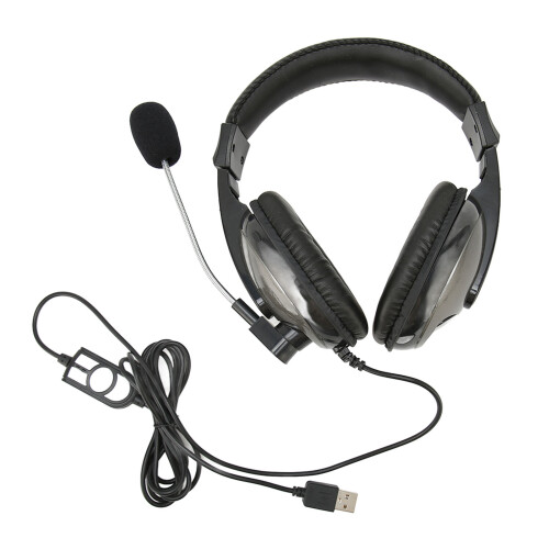 USB Gaming Headset Wire Control Adjustable Volume