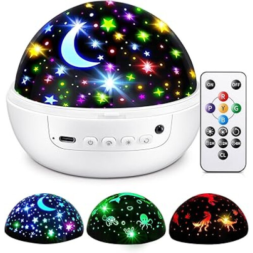 COONIGHT Sensory Toys for Babies Remote Sensory Lights Star Projector
