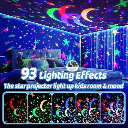 COONIGHT Sensory Toys for Babies Remote Sensory Lights Star Projector 1