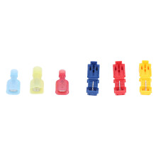 60 pièces de connecteurs T-Tap et cosse à fourche 6,35 mm / 9,8 mm Y B R