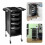 4 Layer Salon Trolley Chrome Frame Storage Cart Barber Hairdressing 1