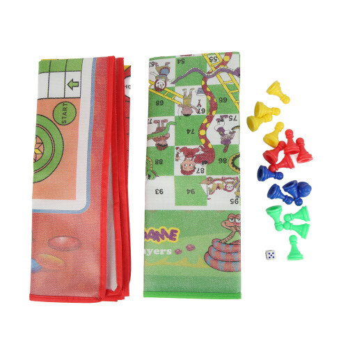 Set 2-en-1 d'échecs volants et d'échelles - 60,4  44,8 cm 1