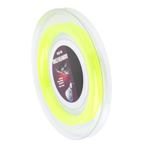 Cordaje de bádminton 0.72mm 200m Amarillo fluorescente 2