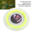 Cordaje de bádminton 0.72mm 200m Amarillo fluorescente 5