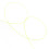 Cordaje de bádminton 0.72mm 200m Amarillo fluorescente 10