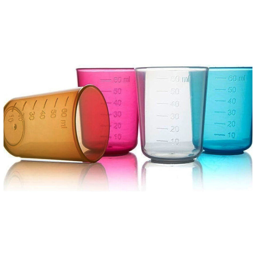 Babyjem My First Sippy Cup For 4+ Months Baby | Multicolor- 60ml, (Pack of 4's)