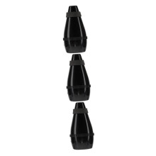 3pcs Trumpet Mute Set, Black Plastic Mutes for Quiet Practice, Compatible with Standard Trumpets