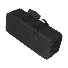 Trumpet Carrying Case Gig Bag for Bb Trumpet, Water-Resistant Fabric, Lightweight, Padded Protection, Black Color